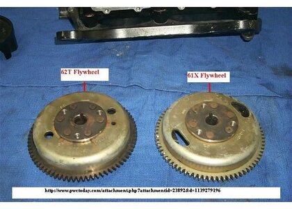 61X v. 62T flywheels.JPG